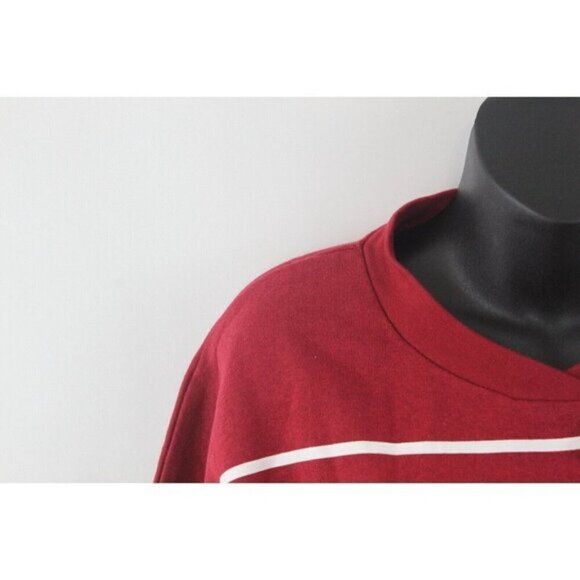 Kappa Womens Sweater Cassis Authentic Sweatshirt Omini Logo Red Size L - Picture 5 of 14